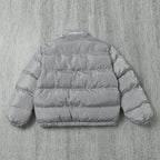 Black and Grey Puffer Jacket - Men's