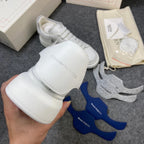 Oversized All White Sneakers