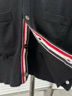 RWB Stripe Cardigan White - Men's