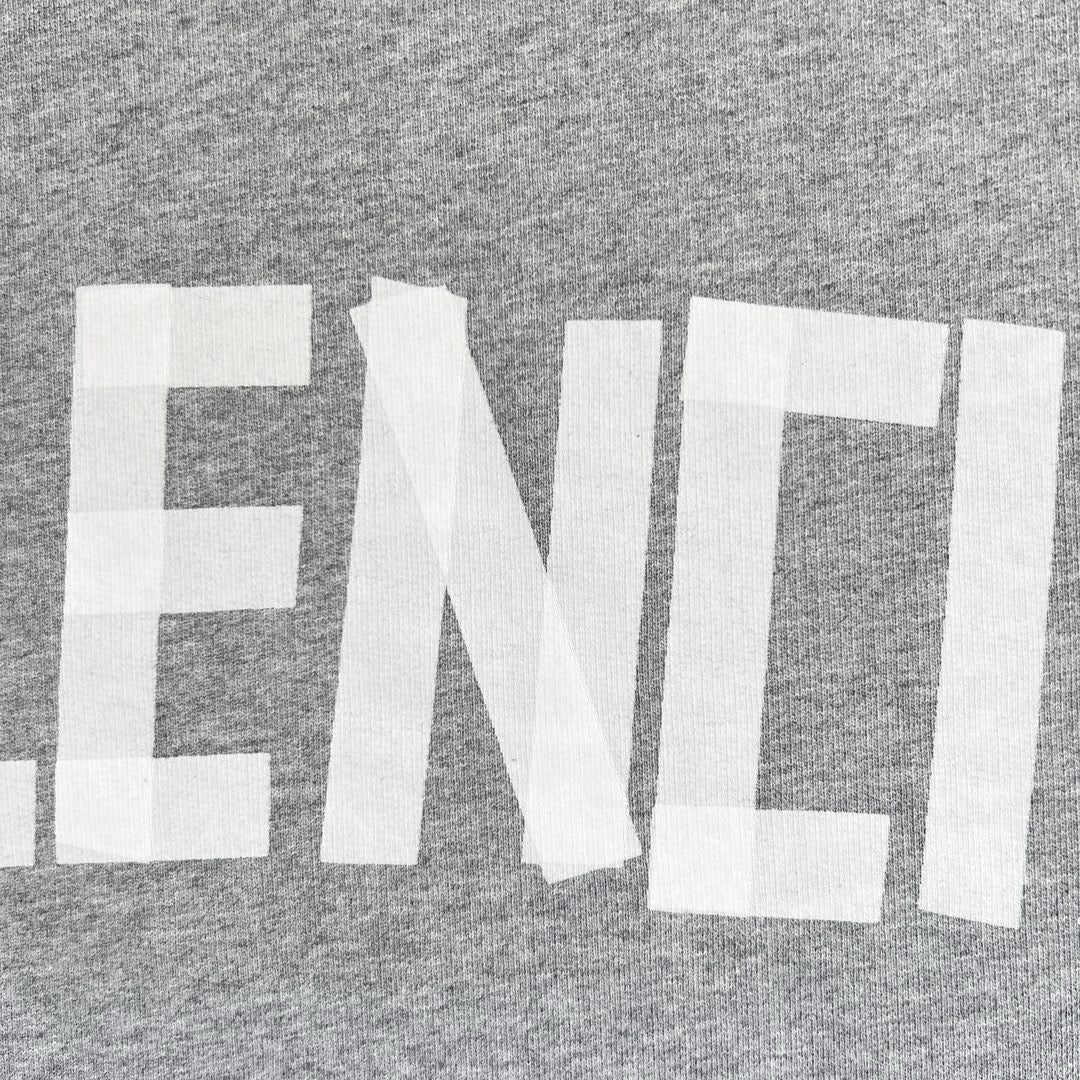 Grey Cotton Bold Text Pullover - Men's