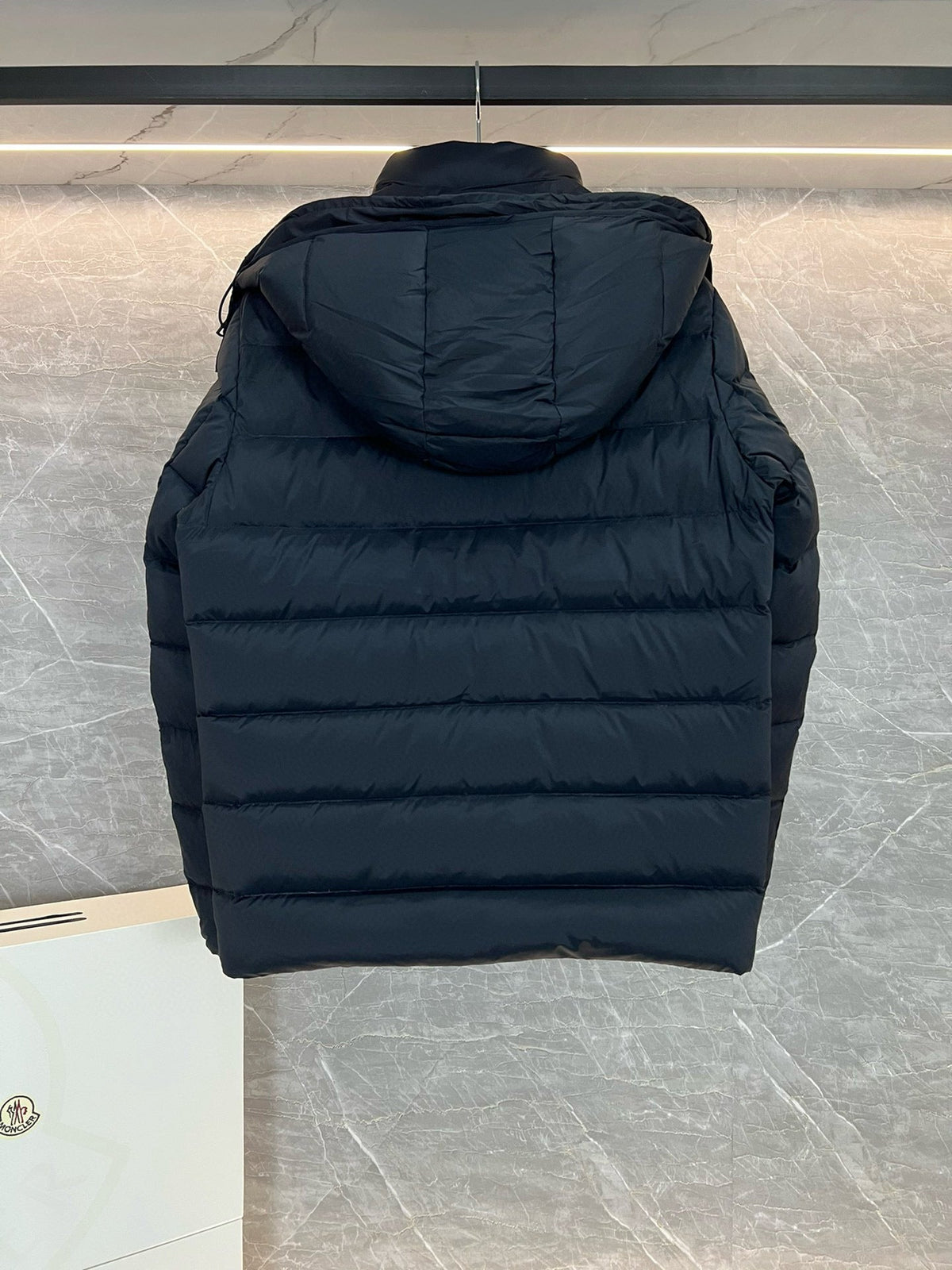 Black Puffer Jacket - Men's