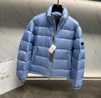 Blue Puffer Jacket - Men's
