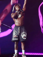 Dark Black Shorts - Men's