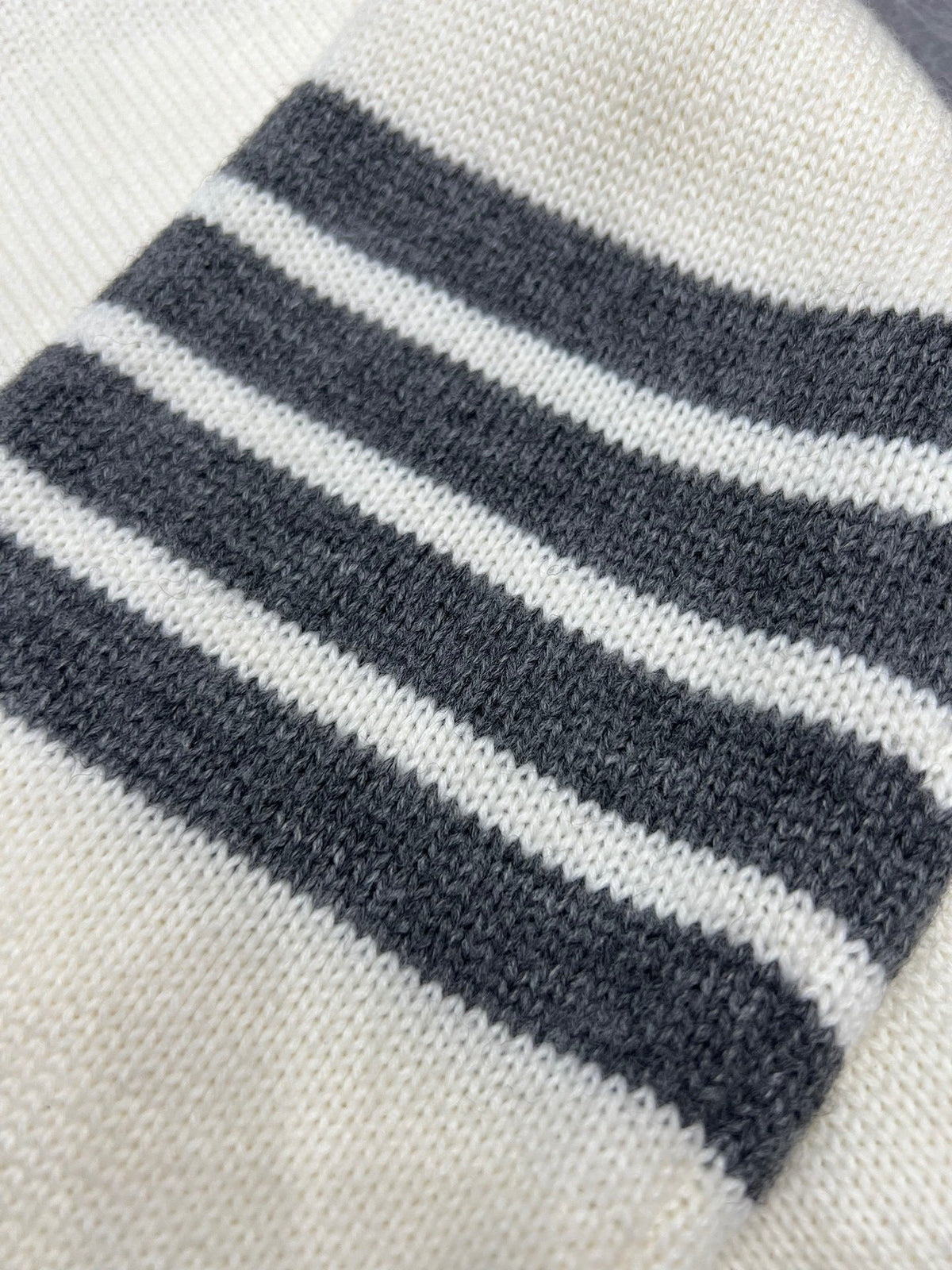 4-Bar Cardigan Navy Knit - Men's