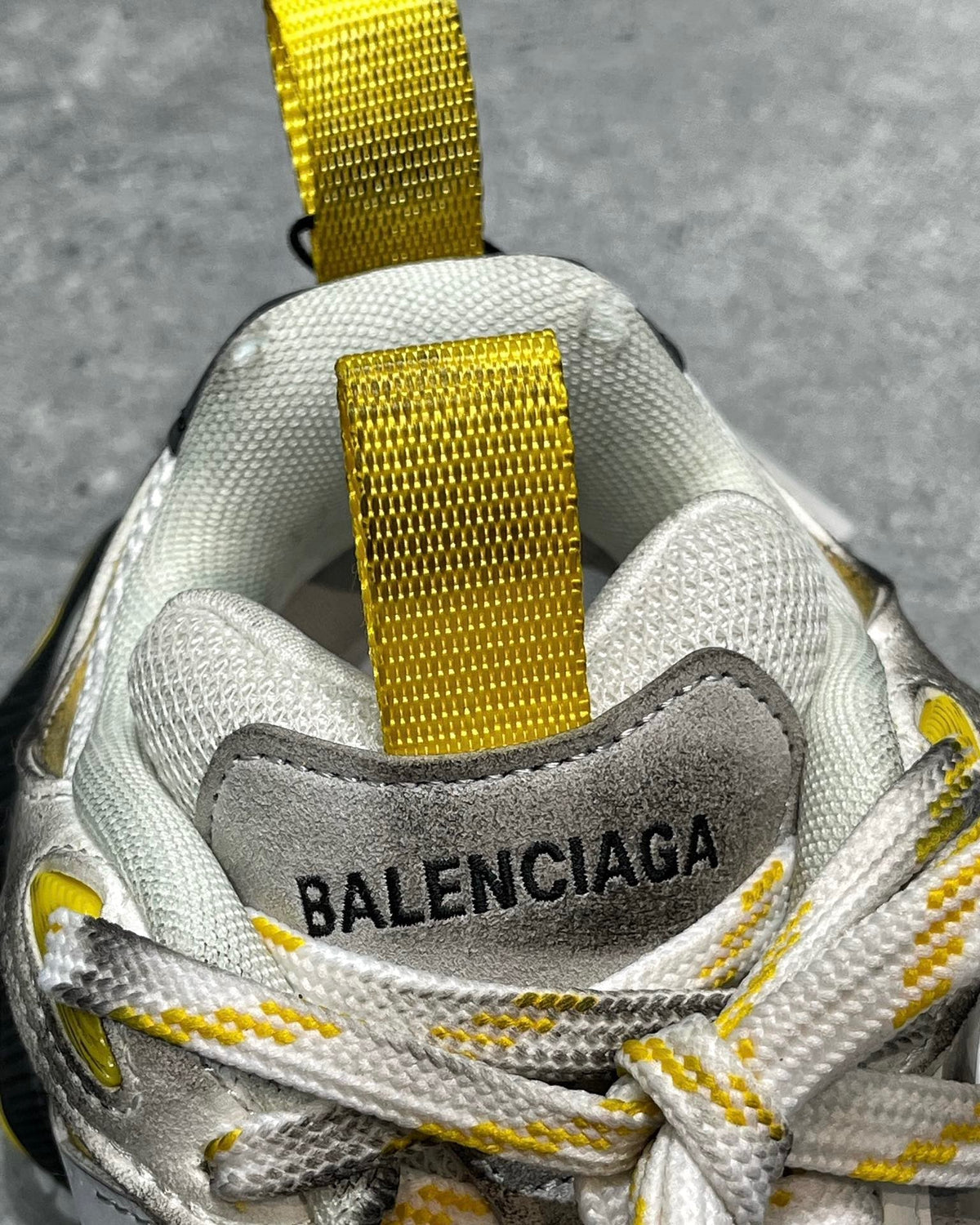 Silvery Yellow Sneakers