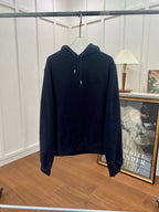 Navy Cotton Plain Pullover - Men's