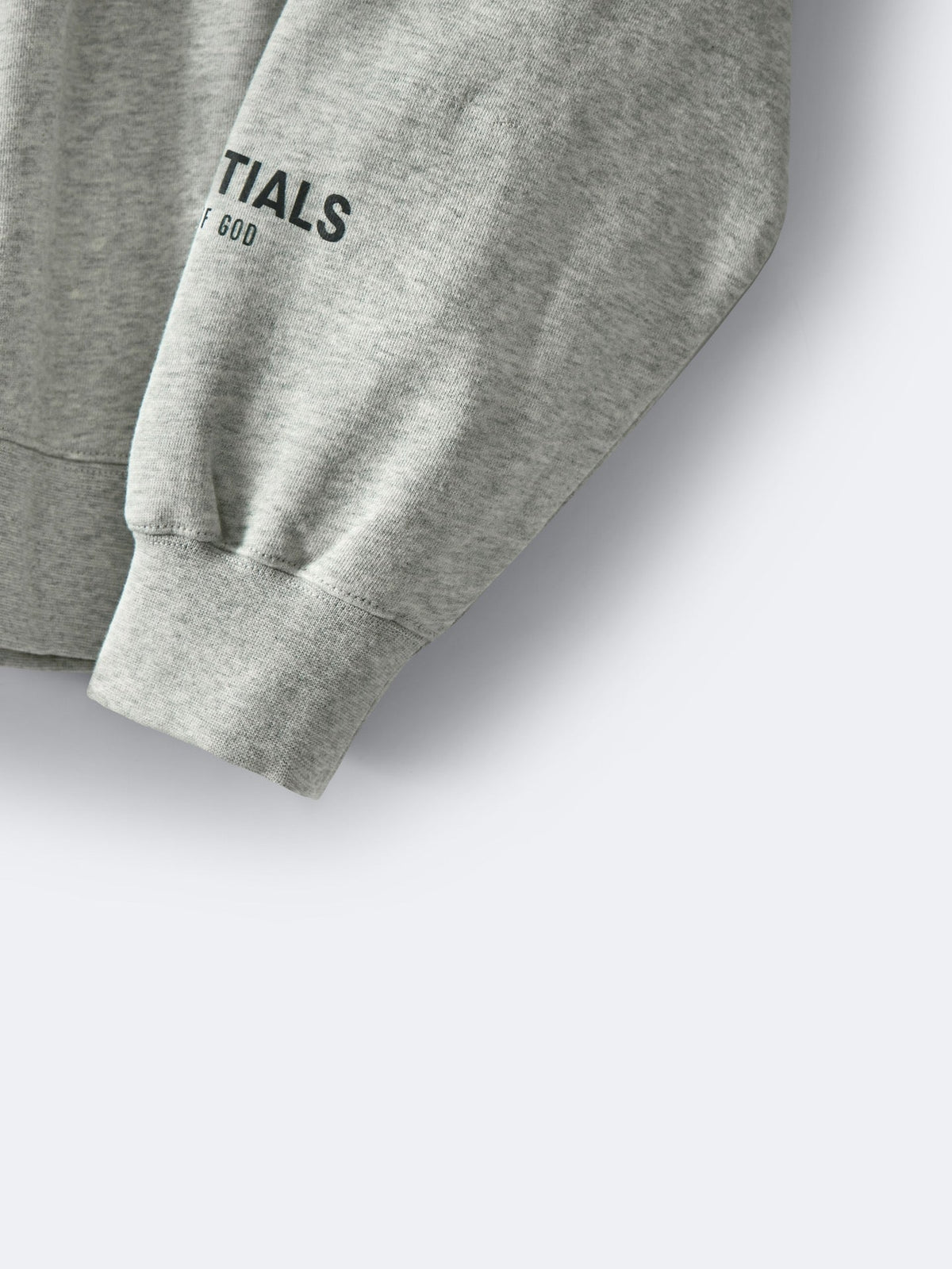 Essentials Light Grey Logo Sweatshirt - Men's