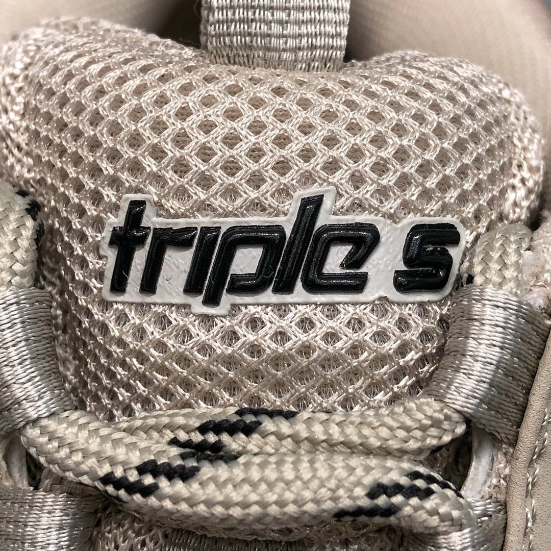 Triple S Tan Sneakers