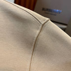 Navy Cotton Plain Crewneck - Men's