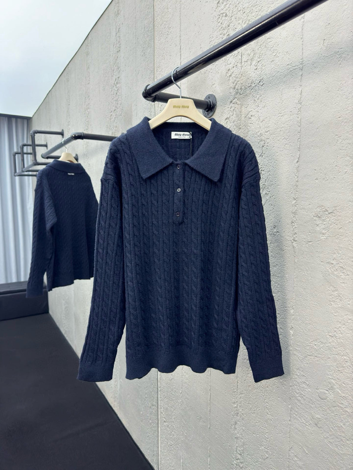 Miu Blue Polo Shirt - Women's