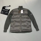 Navy Nylon Knit Sleeve Quilted - Men's