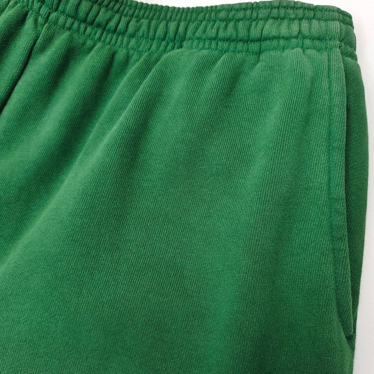 Green Cotton Web Graphic Joggers - Men's