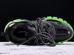 Track Black and Green Sneakers