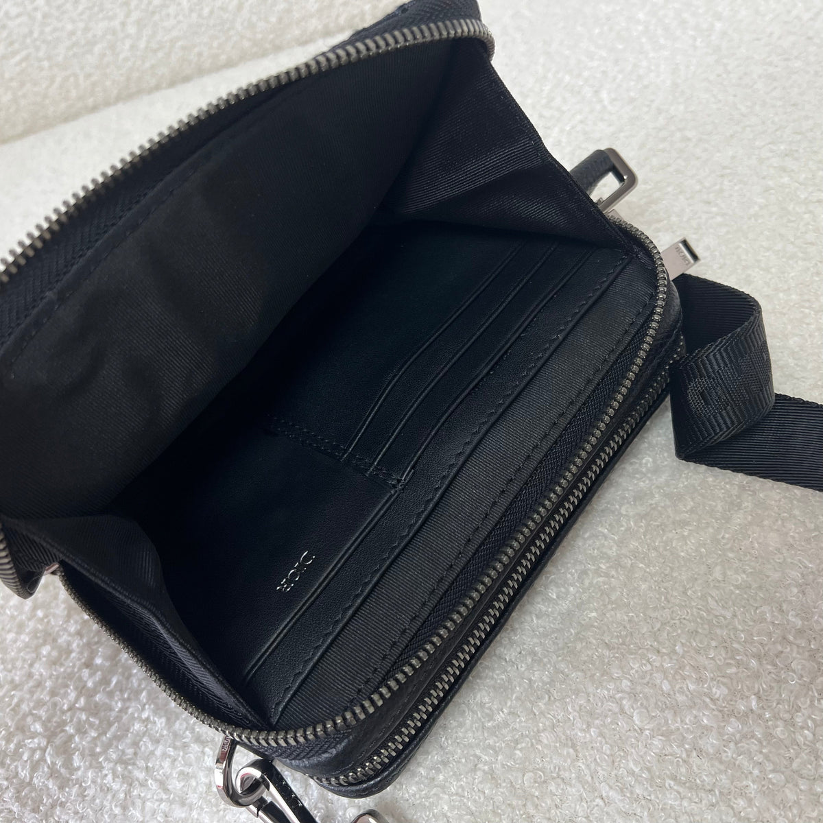 Black and Grey Crossbody Bag