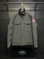 Black Nylon Down Parka - Men's
