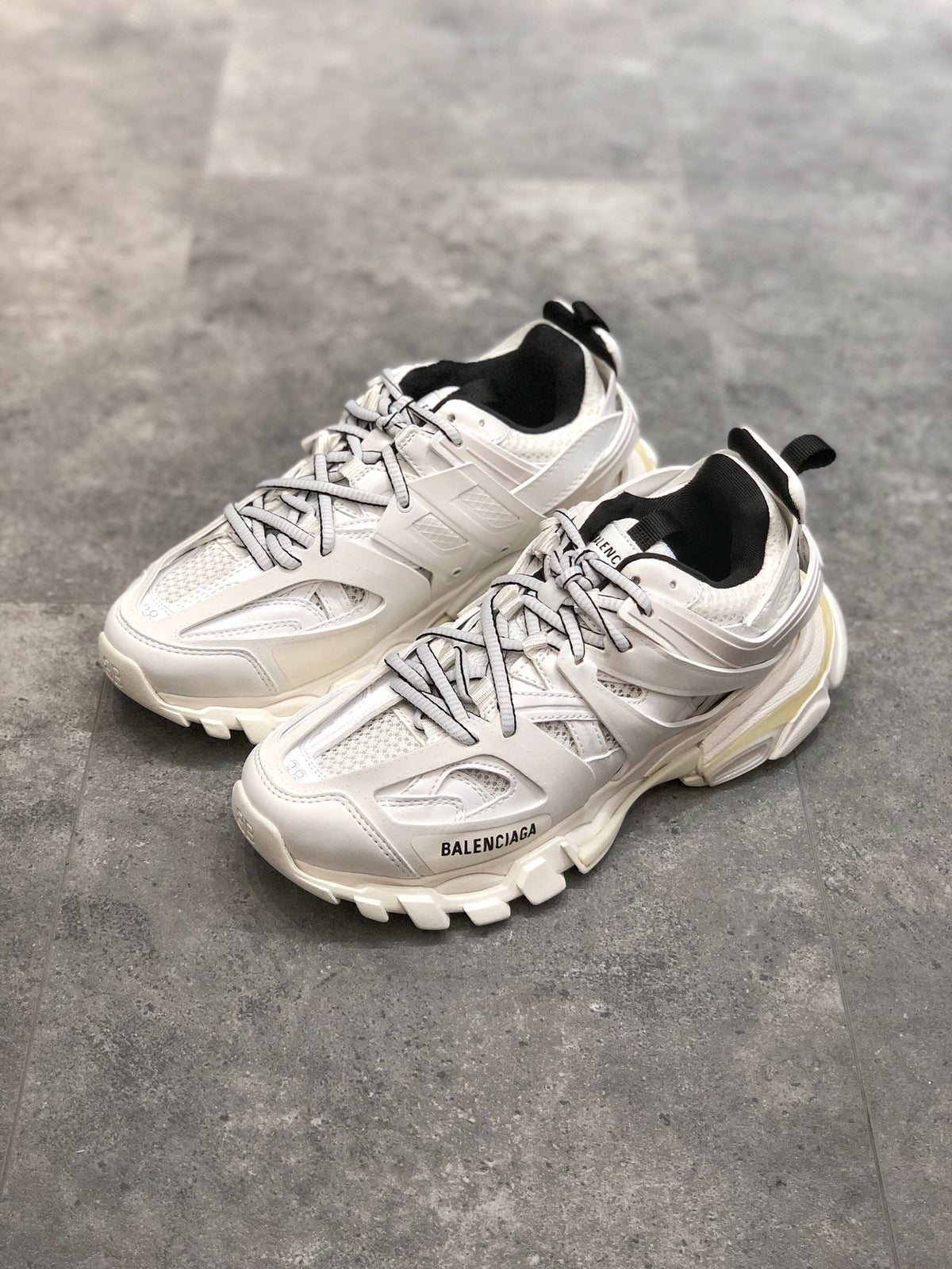 Track White Sneakers