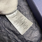 Navy Cotton Tonal Pullover - Men's