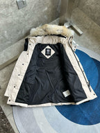 Black and White Parka - Men's