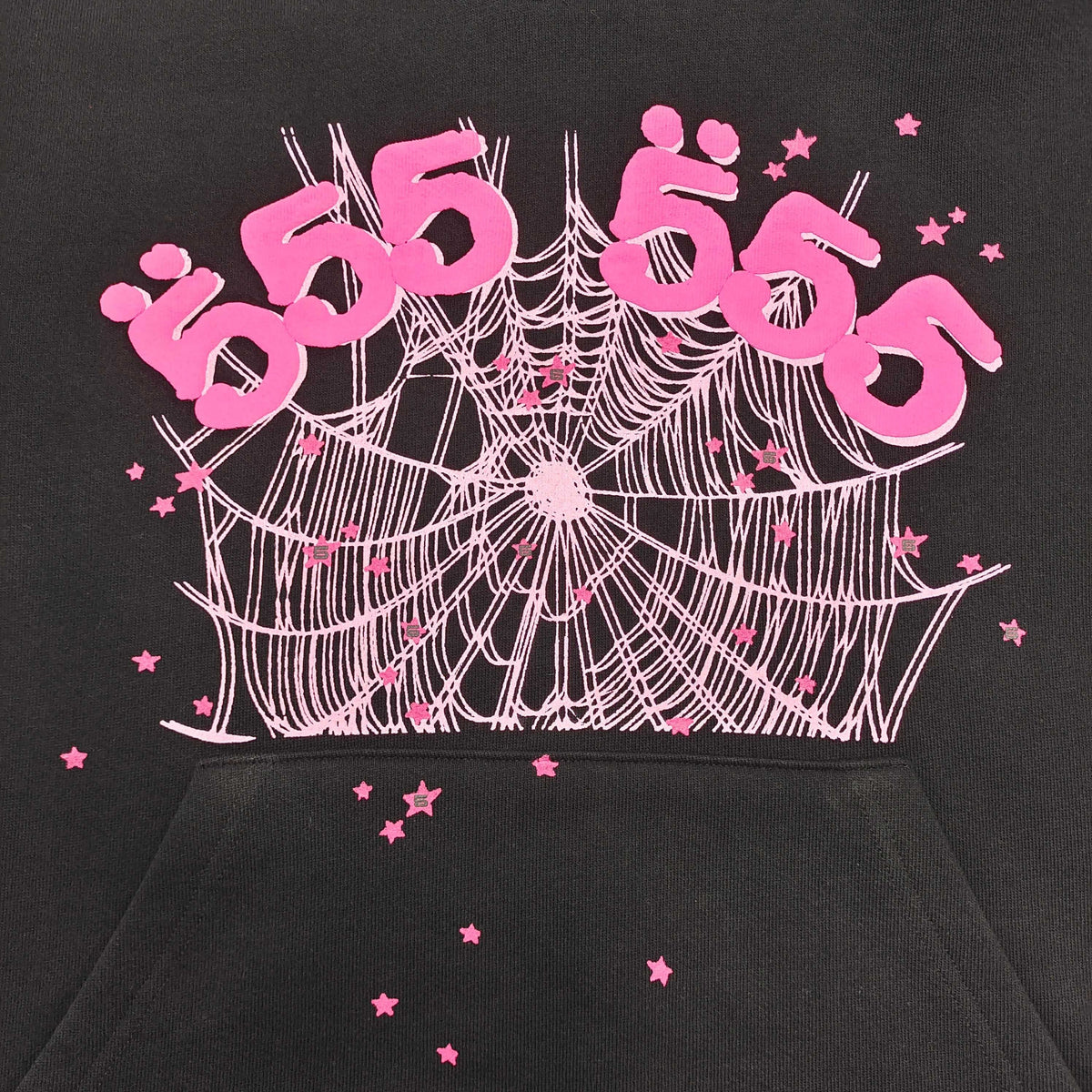 Black Cotton Print Pullover - Men's