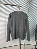 Grey Knit Cardigan - Men's