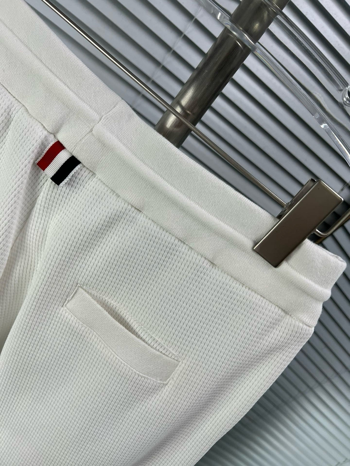 Grey Cotton Four-Bar Joggers - Men's