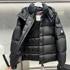 Black Puffer Jacket - Men's