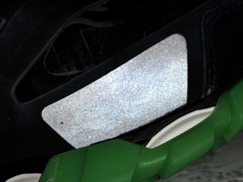 Track Black and Green Sneakers