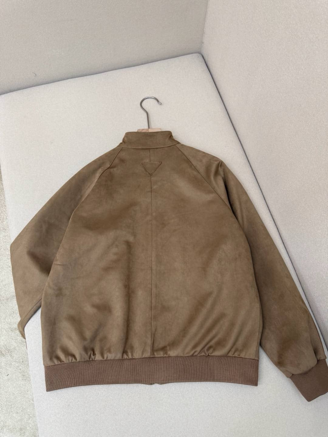 Navy Nylon Plain Bomber - Men's