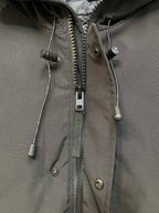 Black and White Puffer Jacket - Men's
