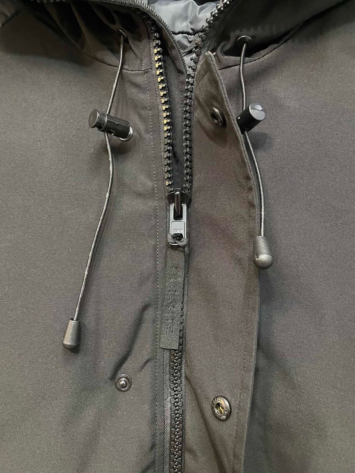 Black and White Puffer Jacket - Men's
