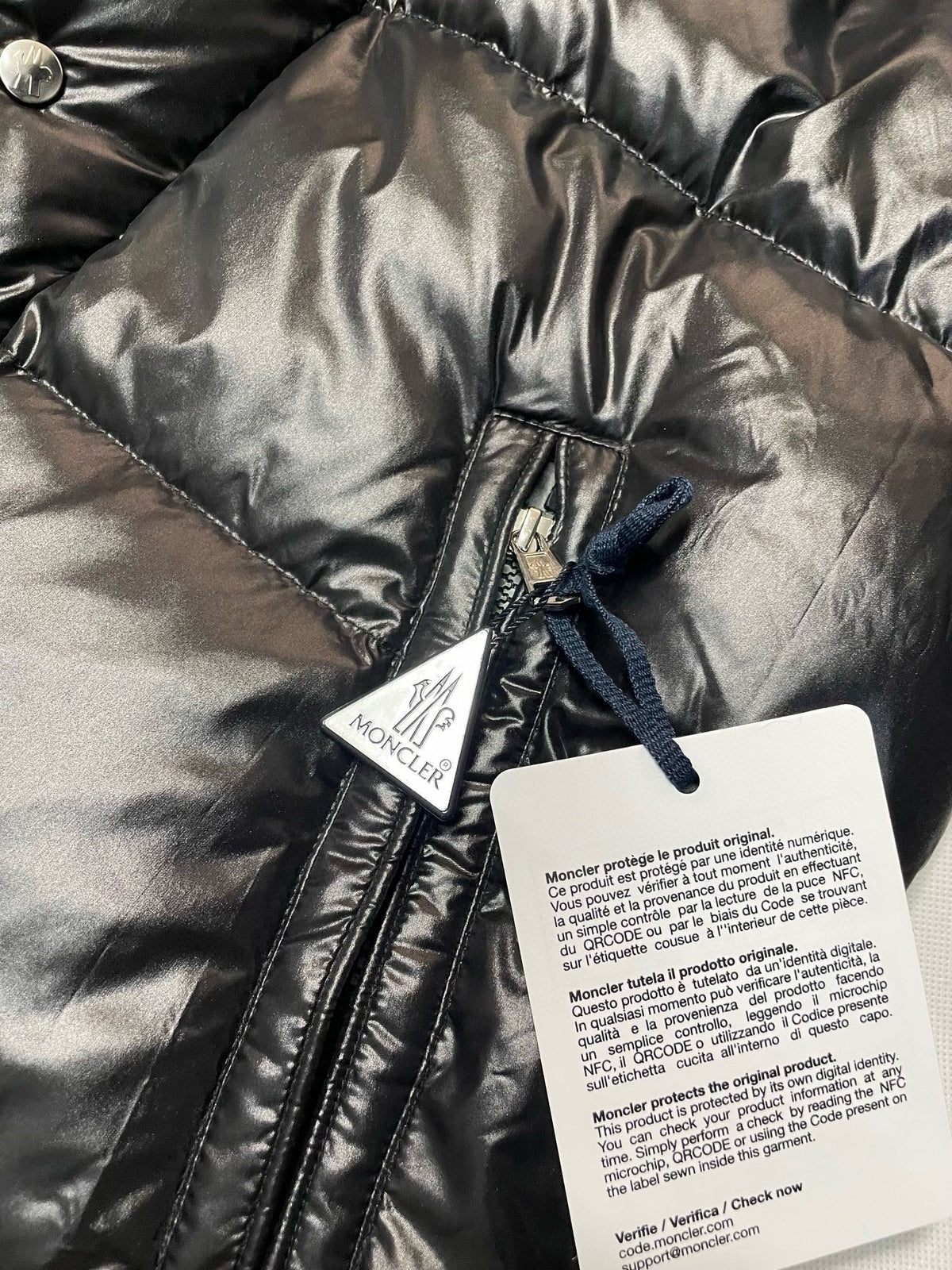 Black and Green Puffer Jacket - Men's
