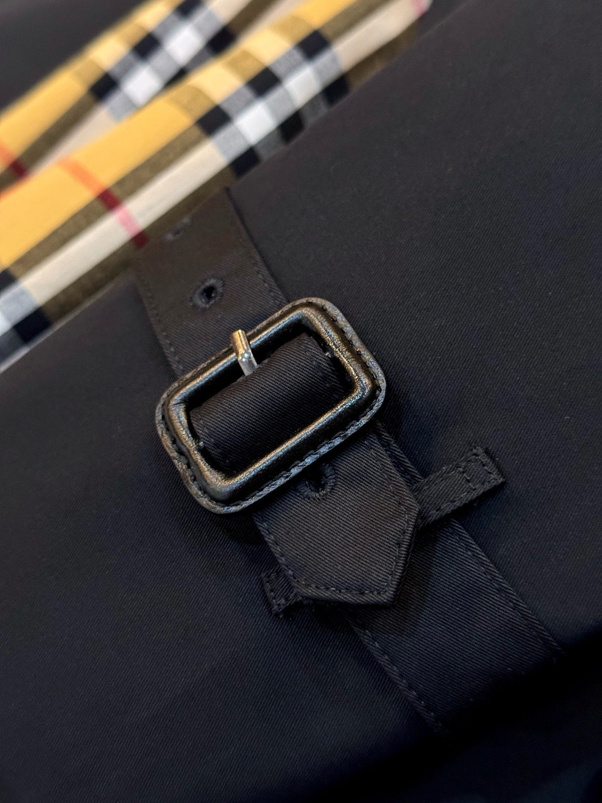 Navy Trench Coat - Men's