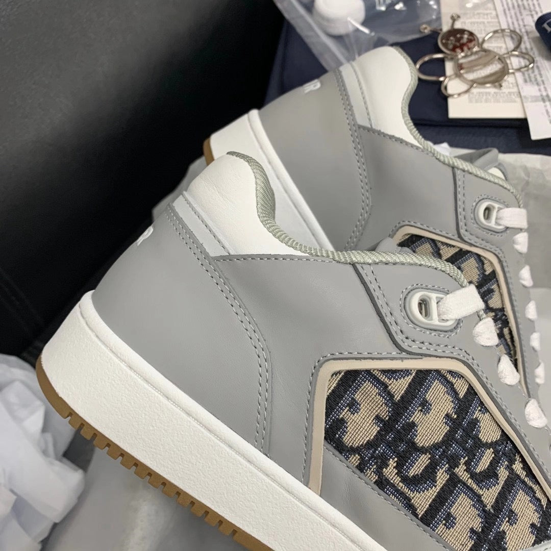 B27 Low Blue Oblique Sneakers