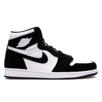 Twist – crafted from black and white leather, the Air Jordan 1 High OG twist from Jordan are – LUX VERSE Luxury Designer Fashion Outlet