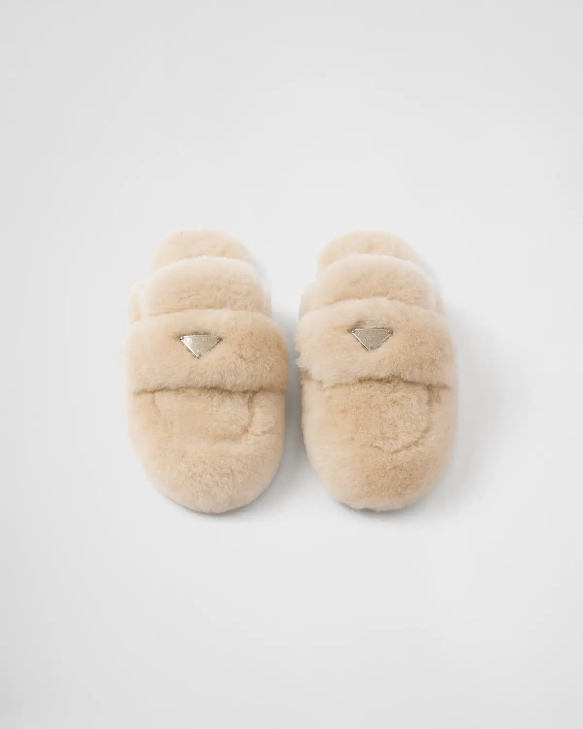 Shearling mules – these mules with a hybrid design enhance duality concept that is fundamental for the – LUX VERSE Luxury Designer Fashion Outlet