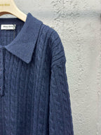 Miu Blue Polo Shirt - Women's