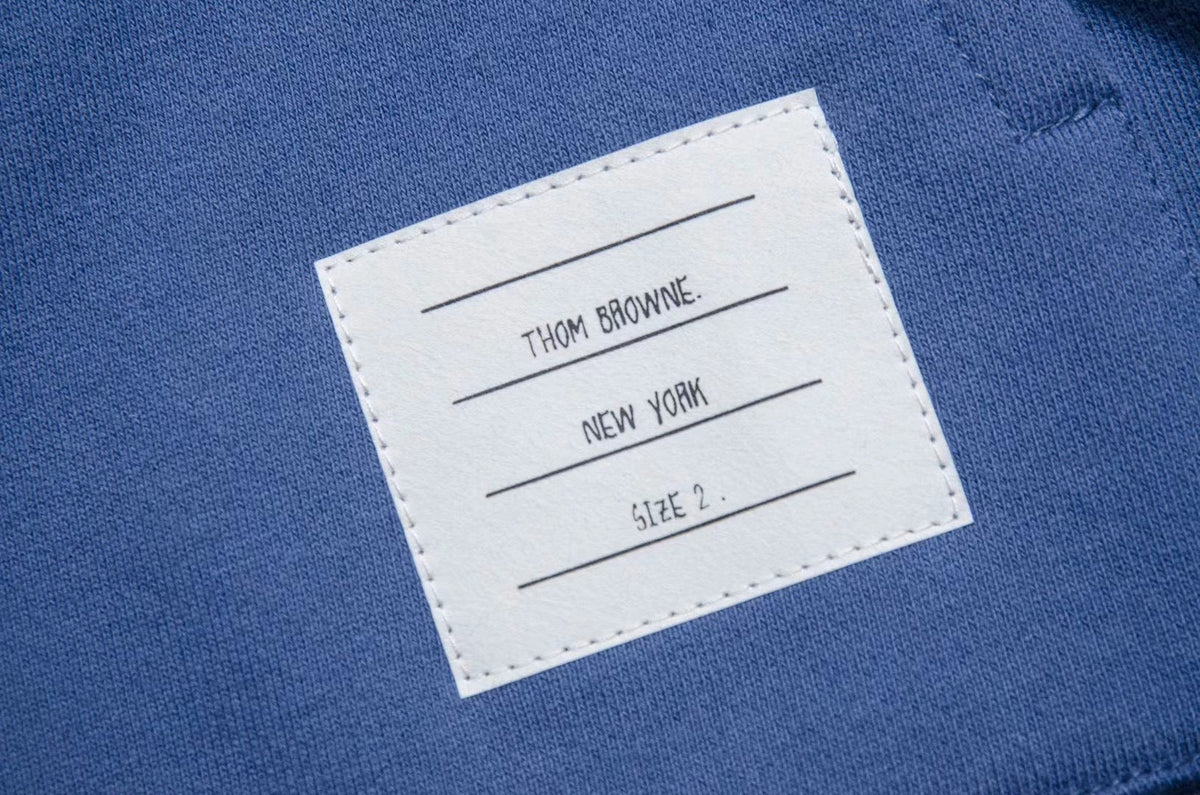 Grey Cotton Bar Stripe Pullover - Men's