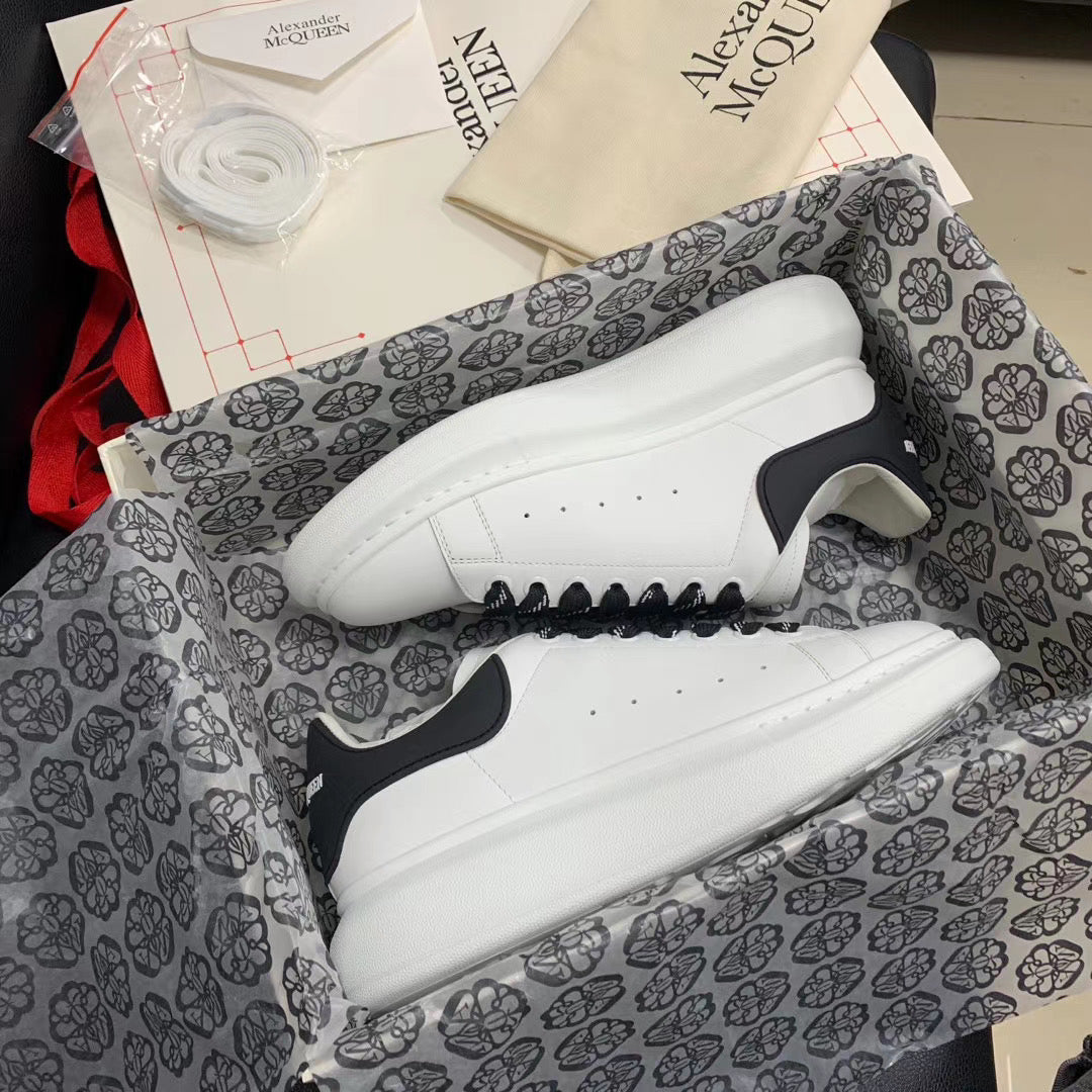 Oversized Black Tab Sneakers