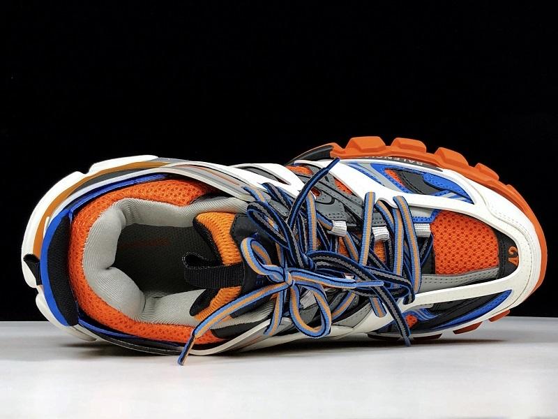 Track Blue and Orange Sneakers