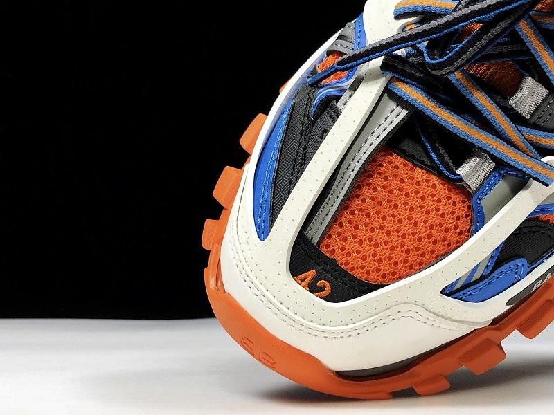 Track Blue and Orange Sneakers