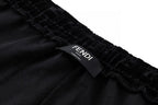 Black Jacquard Monogram Drawstring - Men's