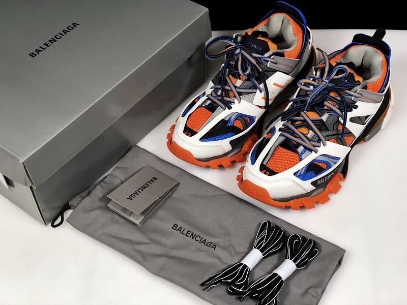Track Blue and Orange Sneakers