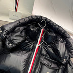 Black Puffer Jacket - Men's