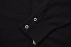 Grey Wool Four-Bar Cardigan - Men's