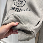 Dark fog Black and Grey Hoodie - Men's