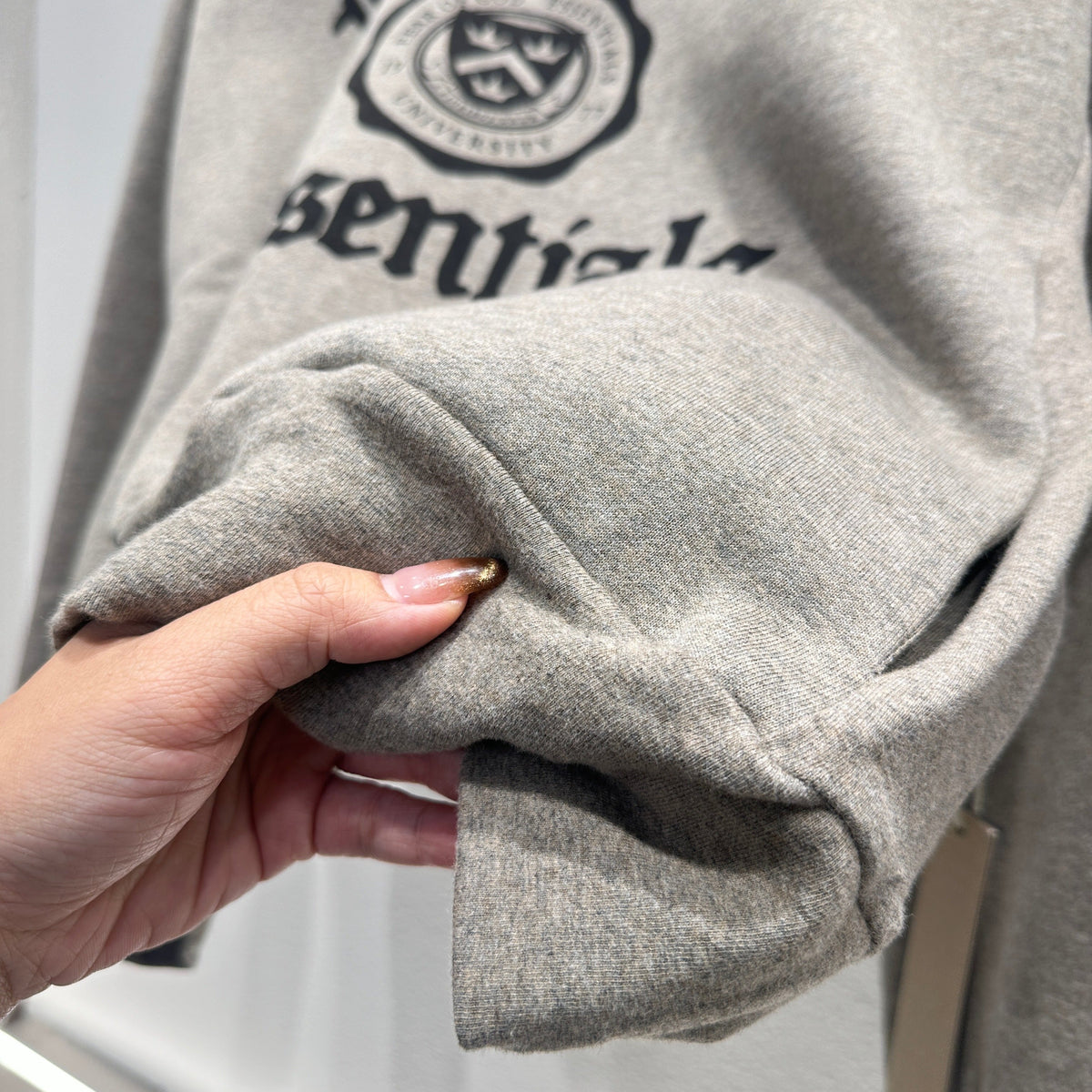 Dark fog Black and Grey Hoodie - Men's