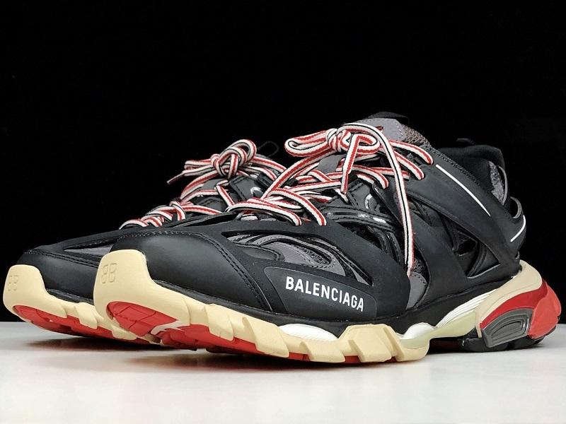 Track Black and Red Sneakers