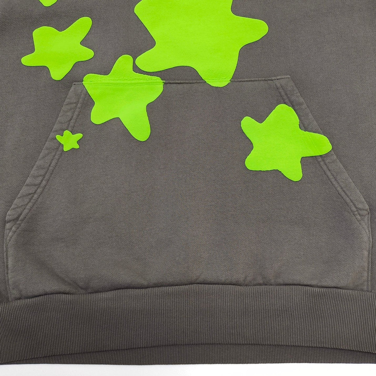 Grey Cotton Back Print Pullover - Men's
