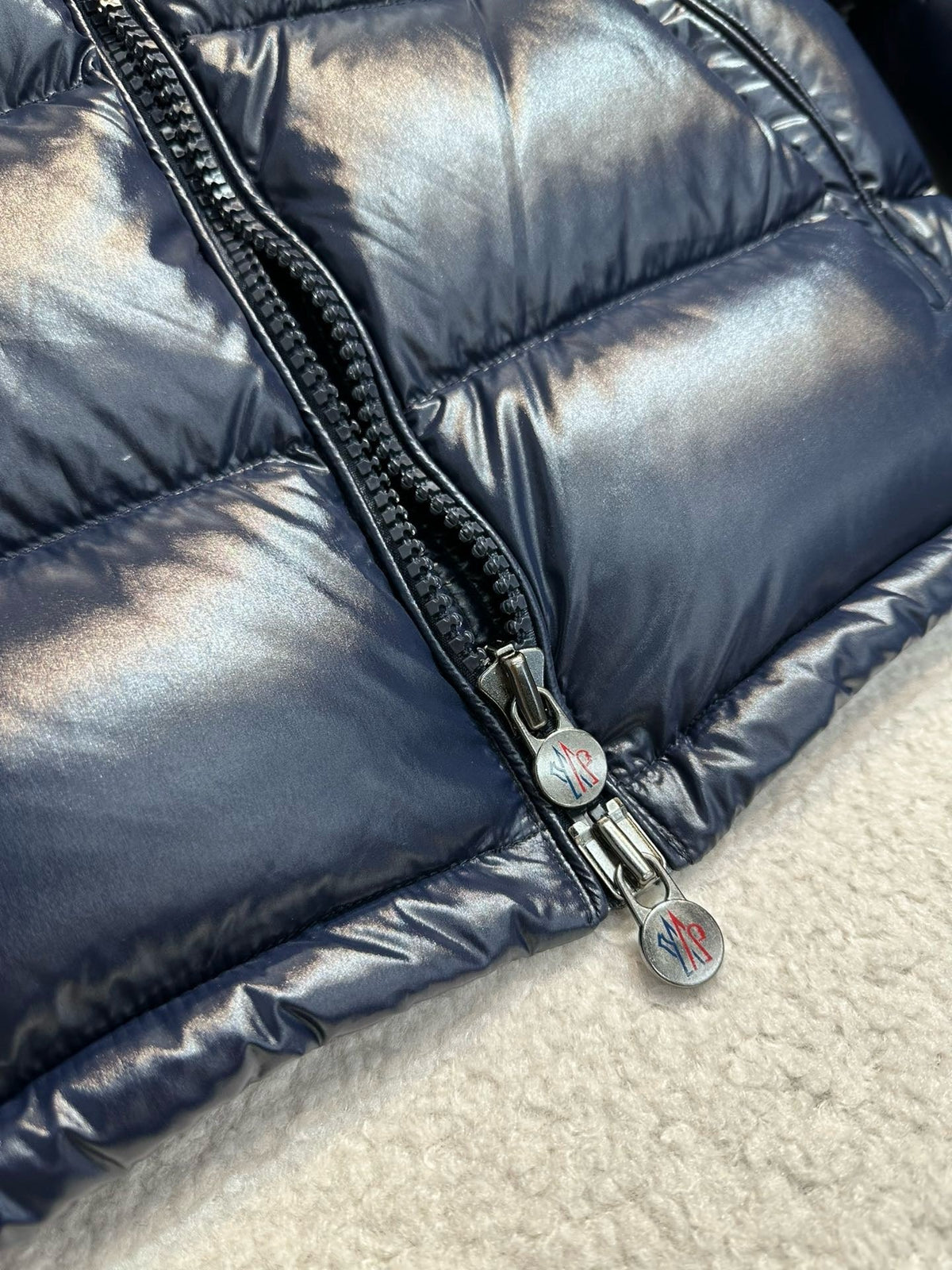 Blue Puffer Jacket - Men's