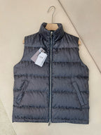 Blue Nylon Quilted Gilet - Men's